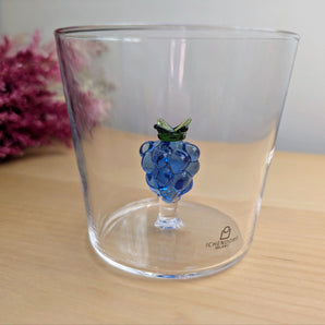 Set di 2 Bicchieri  uva collezione Fruit & Flower