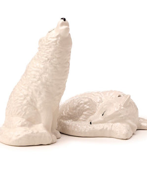Set Sale e Pepe in Ceramica - Lupo Bianco