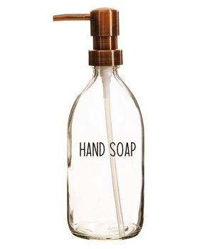 Bottiglia di sapone per le mani ricaricabile con pompa