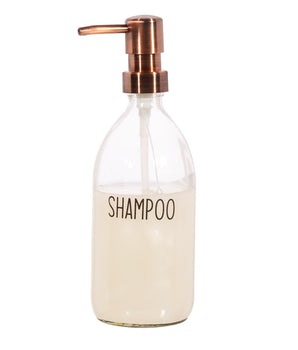 Bottiglia ricaricabile per shampoo con pompa