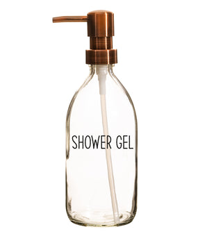 Bottiglia  ricaricabile per gel doccia con pompa