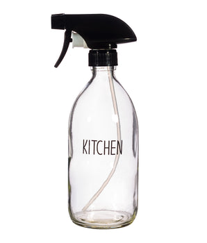 Bottiglia ricaricabile da cucina con spray