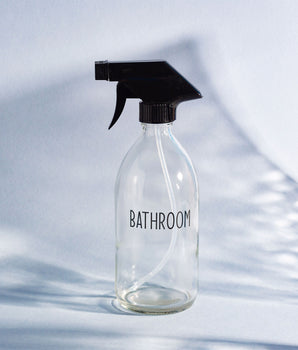 Bottiglia ricaricabile da bagno con spray